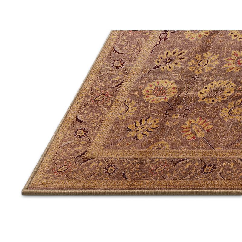 Tapis oriental rouge / beige Khacheres, Rectangle 4 pi x 6 pi