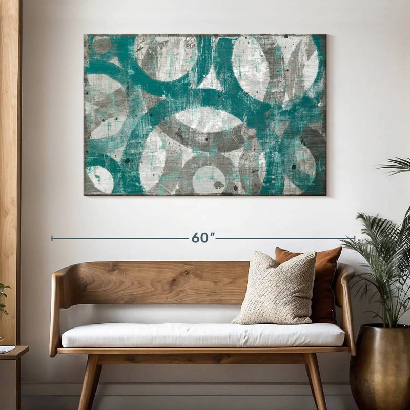 Avery Industrial Teal, 32" H x 48" W
