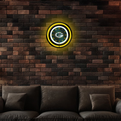 NFL Green Bay Packers 15" Neon Clock