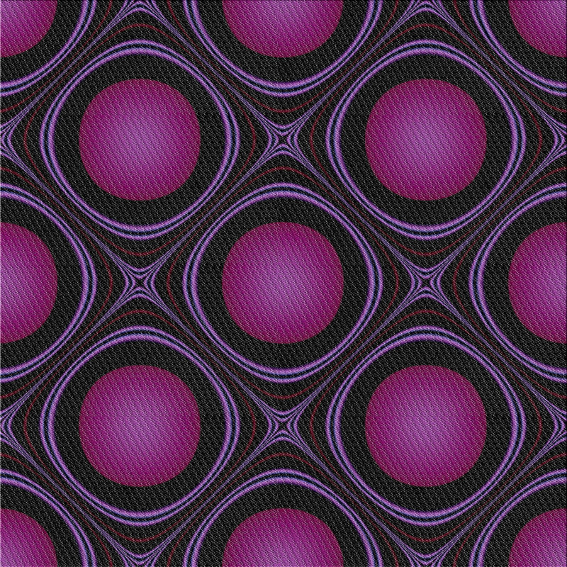 Tapis de zone rose à motif, Carré 3 pi