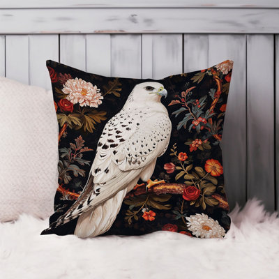 Animals William Morris Bird XVIII Cottage Throw Pillow Cover