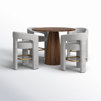 Darlington 5 - Person Pedestal Dining Set