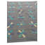 Tapis gris 5x8 Perry