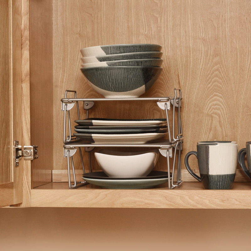 Steel Cabinet Shelving Rack, 4" H x 9.5" W x 9.5" D