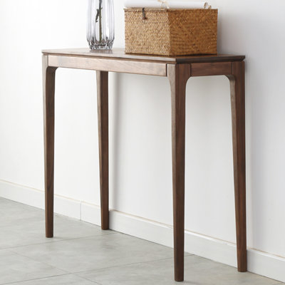 American style simple brown console table
