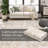 Vintage Tribal Cashmere Washable Area Rug - Soft Full-Cover Design for Living Room, Bedroom, or Study Decor-118647111