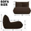 Ensemble de 2 fauteuils à billes Fauteuil sac à billes pour adultes Fauteuil à billes Fireside-230142702