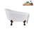 53.1'' x 25.6'' Soaking Acrylic Bathtub-72770162-76275070