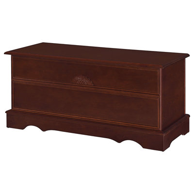 Bedroom Storage Chest In Warm Brown - , Secure, With Ample Room Spacious Build, Secure Lock Feature