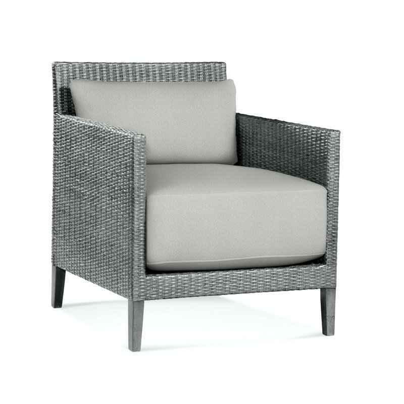 Fauteuil Beryl, Nickel, Tissu vert performance 0851-54