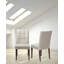 Chaise parsons capitonnée beige