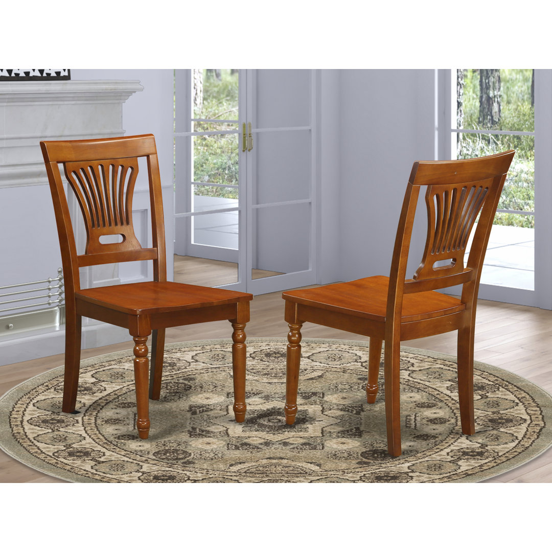 Denisha 18'' H Solid Wood Side Chair (Set of 2) Alcott Hill® 