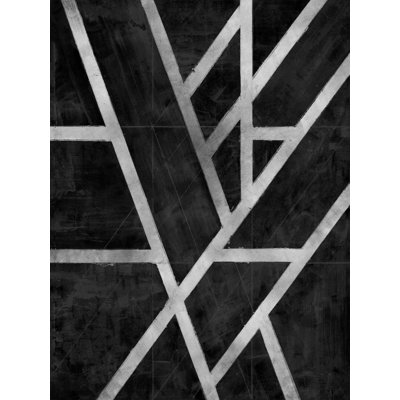 «Silver Sheets II» par Bobby Berk - peinture sur toile tendue