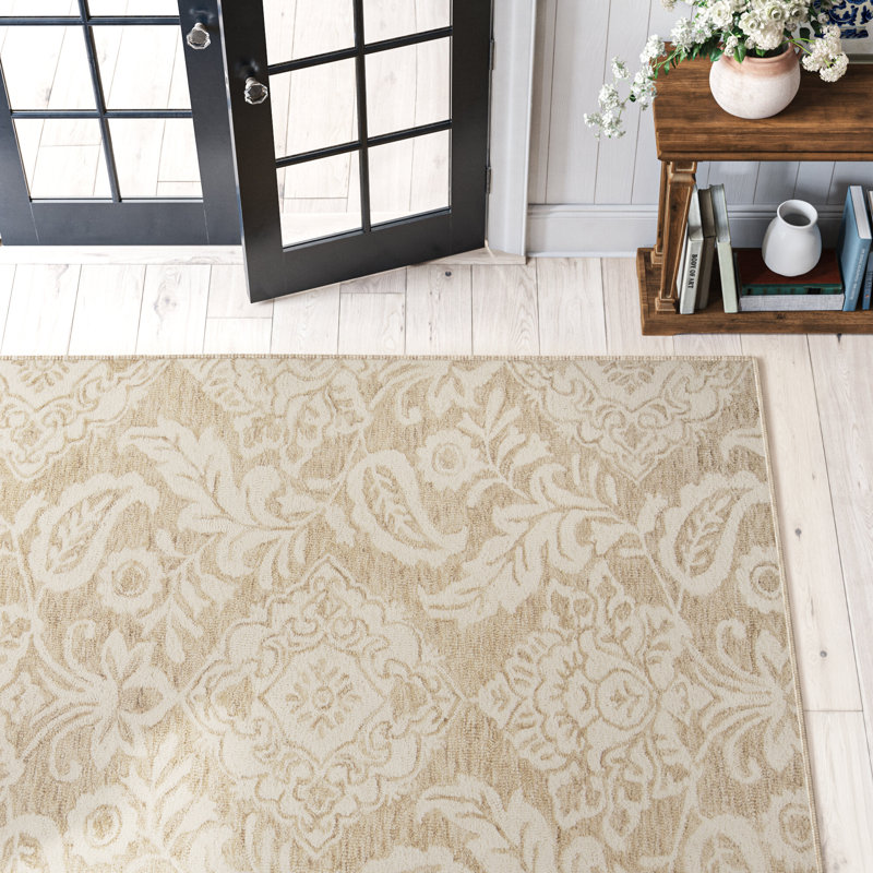 Armando Performance Damask Indoor Rug, Rectangle 12' x 15'
