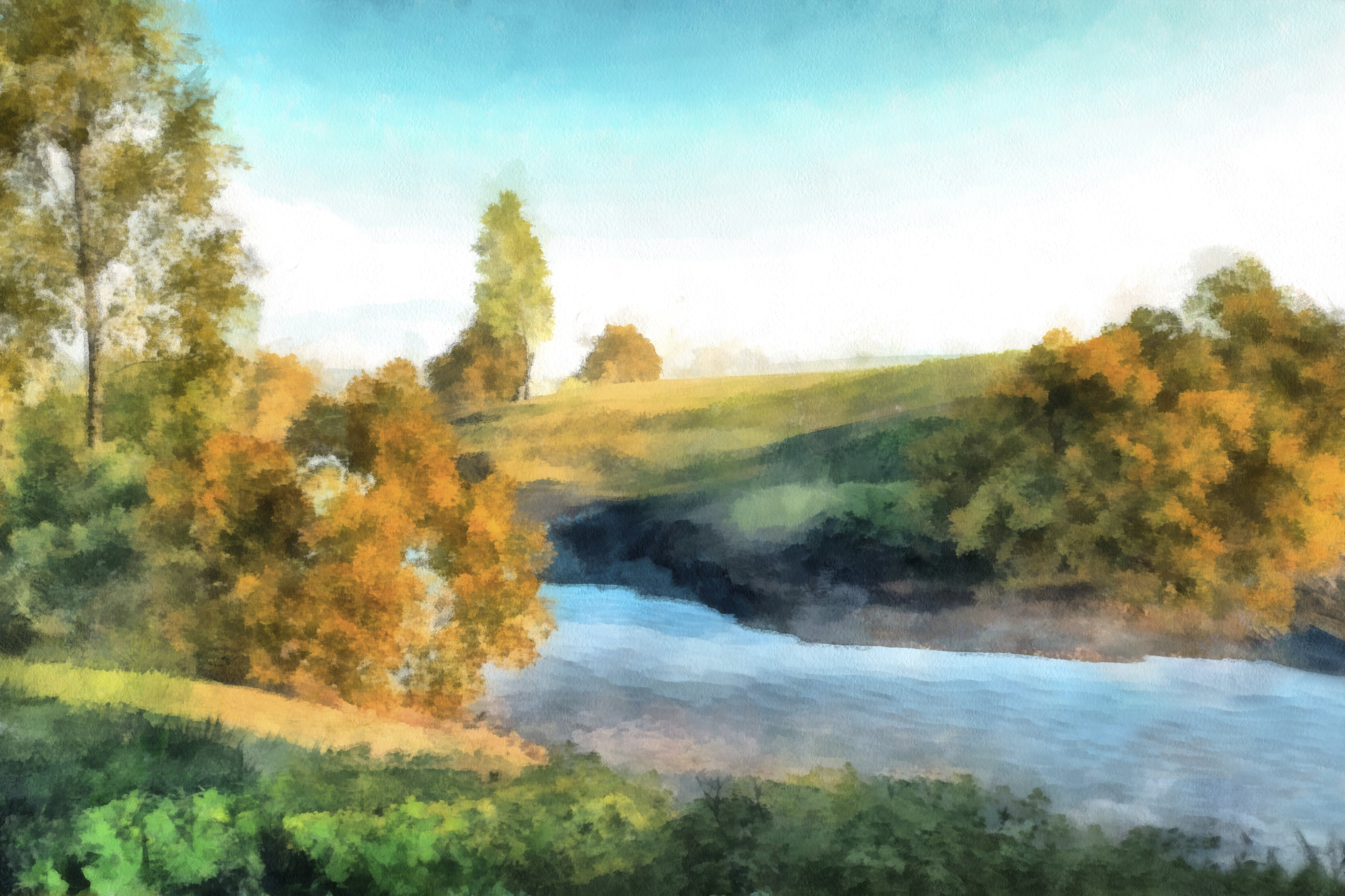 Sown Stream Union Rustic Down Stream III by Alonzo Saunders - Graphic Art | Wayfair ...