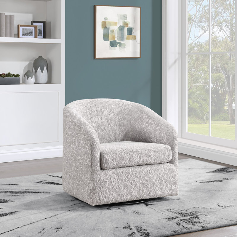 Fauteuil demi-tonneau pivotant de 28,5 po Elahni CAL117