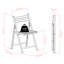 Chaise pliante Red Barrel Studio® Quiana Banquet-192657305