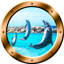 Décalcomanie murale hublot marsouin dauphins-28848203-28848206