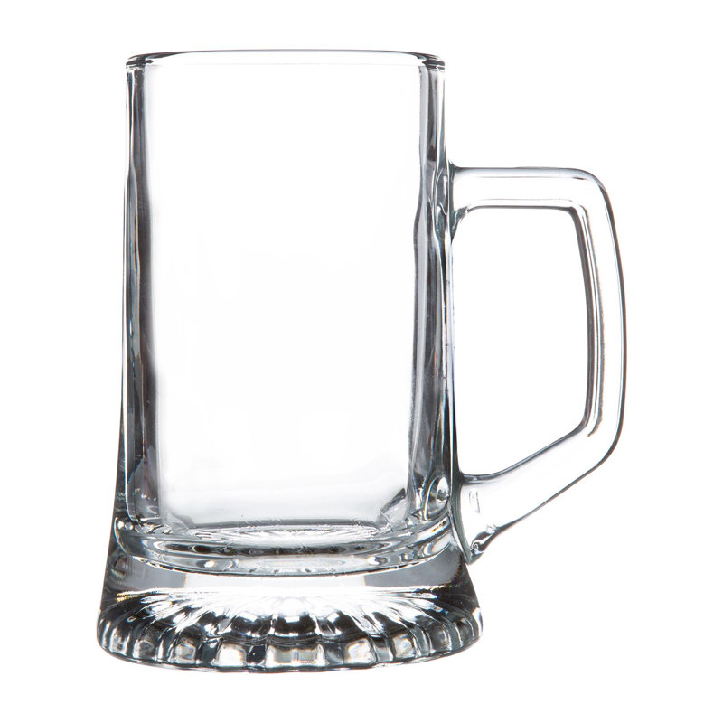 Stern 290ml Glass Beer Mug Set, 510ml