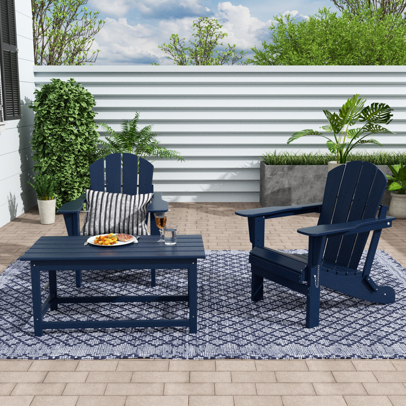 Chaise Adirondack pliante Laguna, Bleu marine