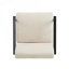 Ensemble de 2 chaises longues modernes avec structure en métal-102657586