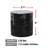 Black Zebra Marble Keepsake Urn with Lid