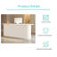 Bureau de réception moderne avec tiroir verrouillable - Bureau de réception simple pour salons, spas, boutiques et espaces de vente-129769528
