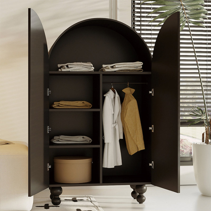 Modern Minimalist Double-Door Wardrobe
