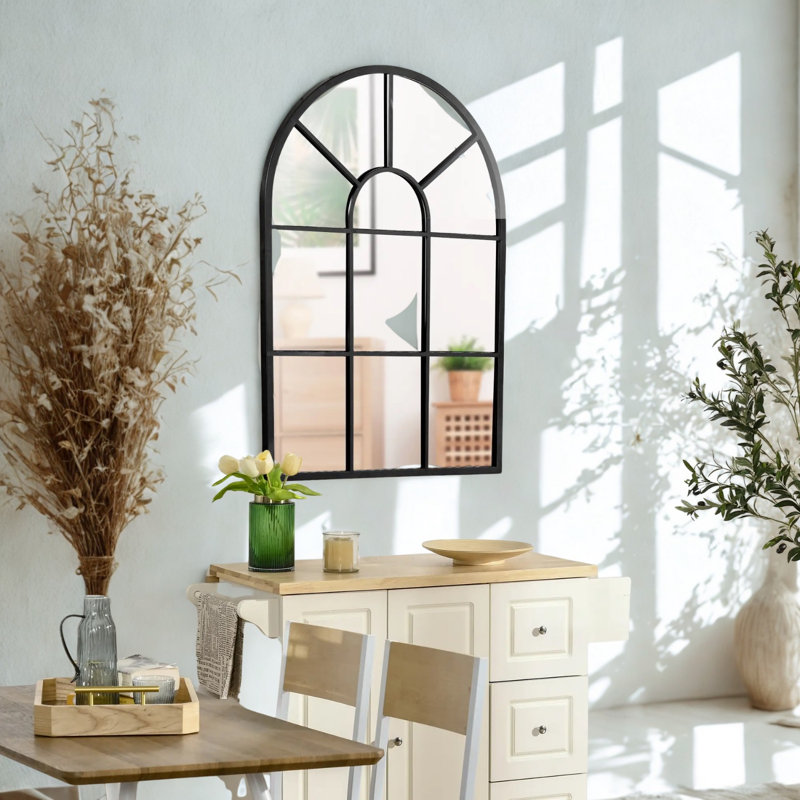 Freestanding Mirror, Black