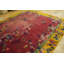 Antique Art Deco Chinese Floral Orange, Red / Rust 1920s Rug
