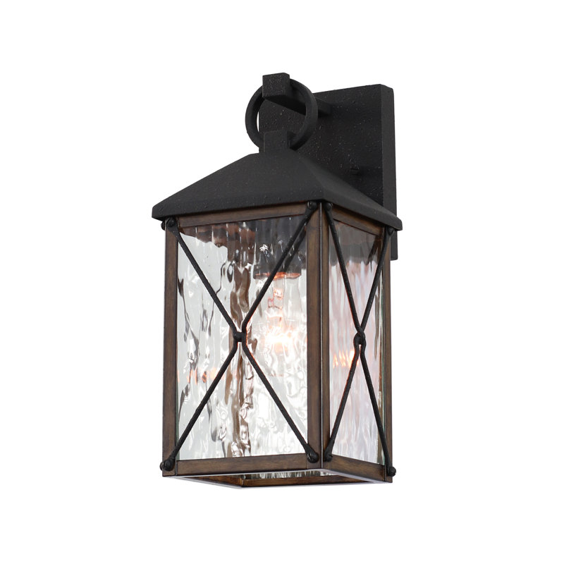Barthold 12"H Outdoor Wall Lantern Light
