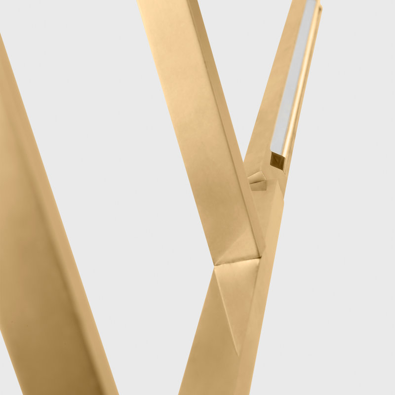 Sean Lavin Cityscape 2-light X-Large Linear Chandelier in Hand Rubbed Antique Brass, Hand Rubbed Antique Brass