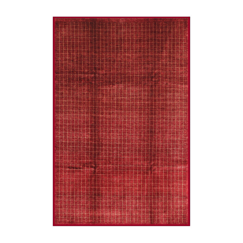 Tapis contemporain marron, Rectangle 2 pi x 3 pi