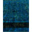 Overdyed Hand-Knotted Wool Modern-Contemporary Blue Area Rug 5' 10" x 9' 4"