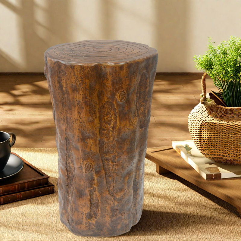 Concrete Top End Table
