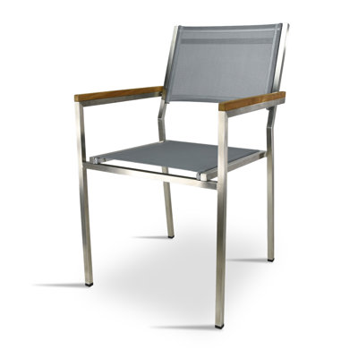 Earlene Patio Dining Armchair with Cushion
