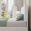Lit plateforme entièrement rembourré, lit en velours moderne avec tête de lit capitonnée, conception sans poussière, grand / double / très grand-1091380906-1091380820
