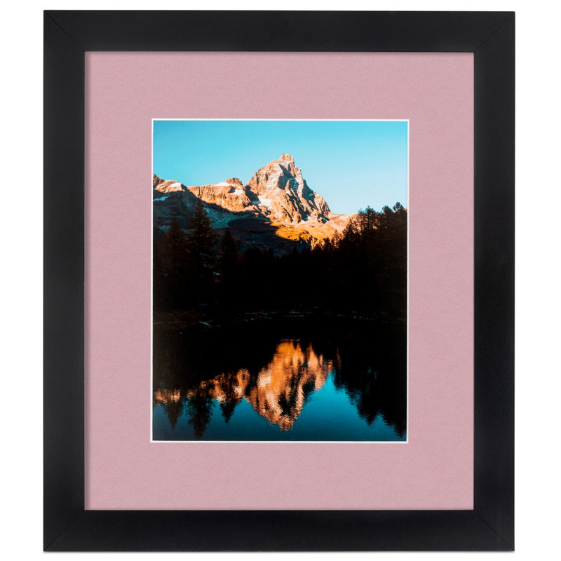 Wood Picture Frame with Mat, Seashell