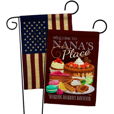 Double Sided 18.5'' H x 13'' W Polyester Garden Flag