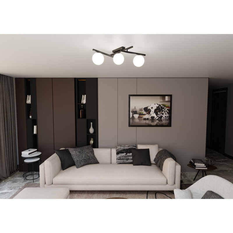 Aristedes 4-Light 18cm Spotlight, White, 22cm H x 36cm W x 10cm D