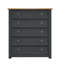 Meleze Solid Wood 80cm W Chest of Drawers