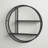 Wingate 3 Piece Circle Metal Accent Shelf