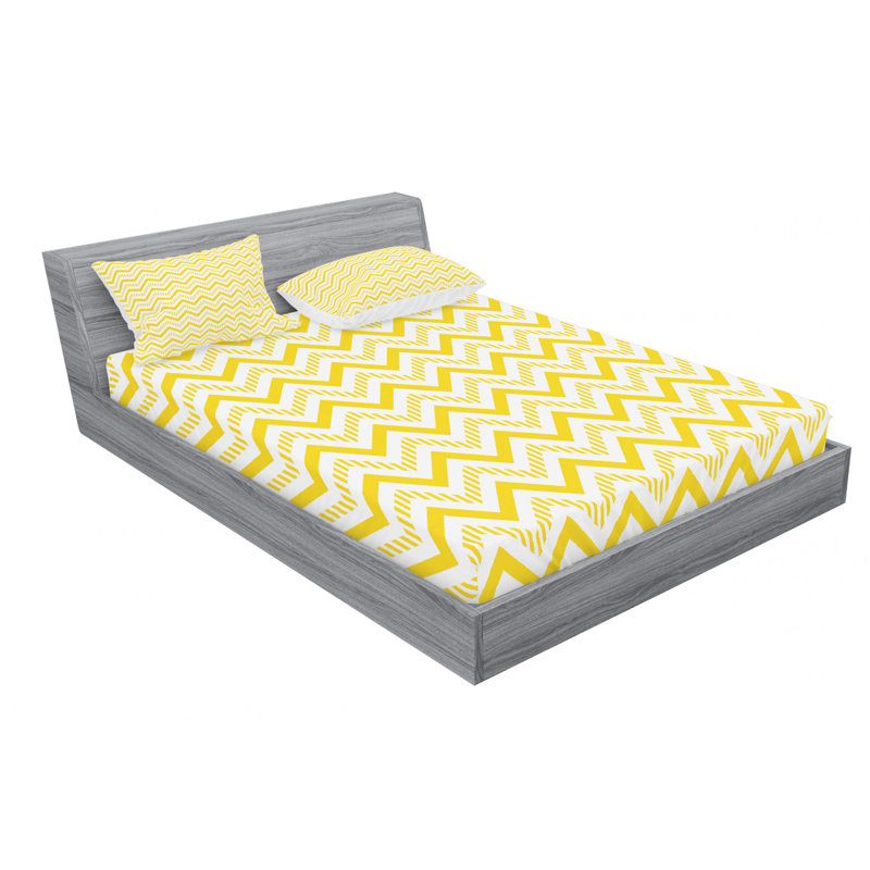 Microfiber Chevron Sheet Set