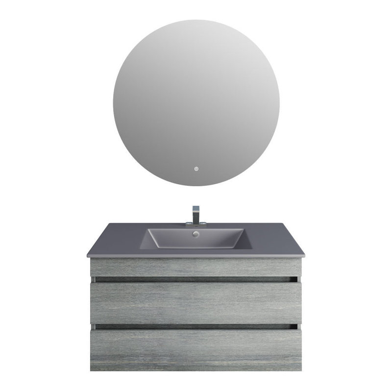Meuble-lavabo mural simple l 36 po x P 20 po x H 20 po Fultonville