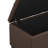 Sienna 33"W Upholstered Vegan Leather Transitional Rectangular Storage Ottoman Bench with Tufted Styling-1993390121