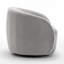 Fauteuil demi-tonneau pivotant en velours Arrun-223861486