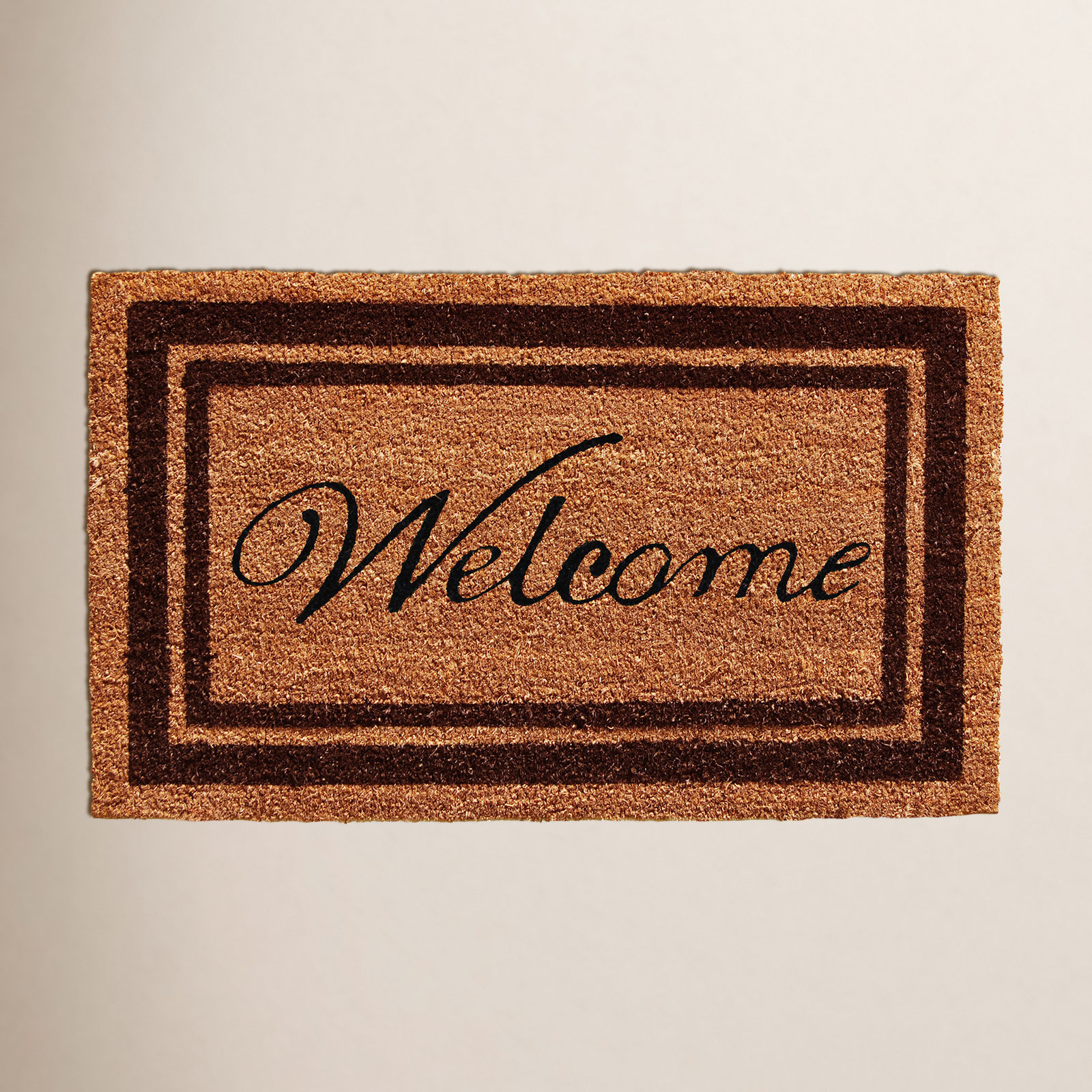 Stender Non-Slip Outdoor Doormat, Black, Rectangle 2' x 3'