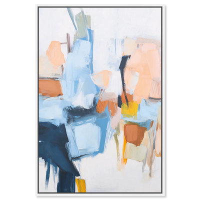 Brush Palette I Modern Decor Canvas Print by Art Remedy