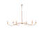 Saxon 6 - Light LED Chandelier