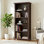 Amherst 30"W Solid Wood 5 Shelf Bookcase with Adjustable Shelves